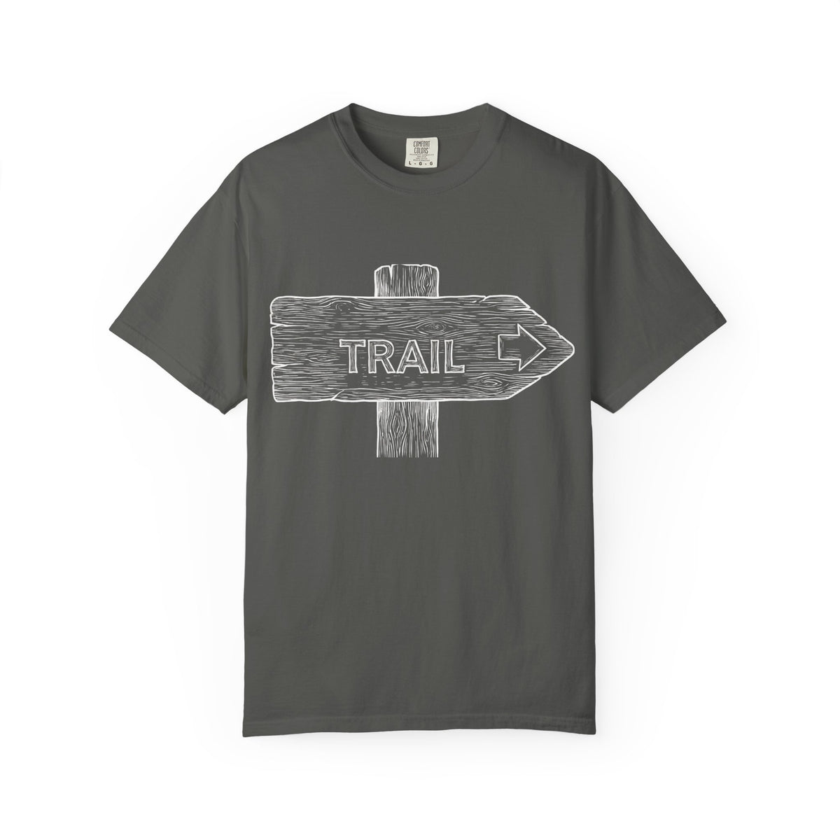 Trail Sign T-Shirt — Outdoor Hiking Direction Shirt