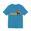 Retro Vizsla Sunset | Dog Lover Graphic Tee