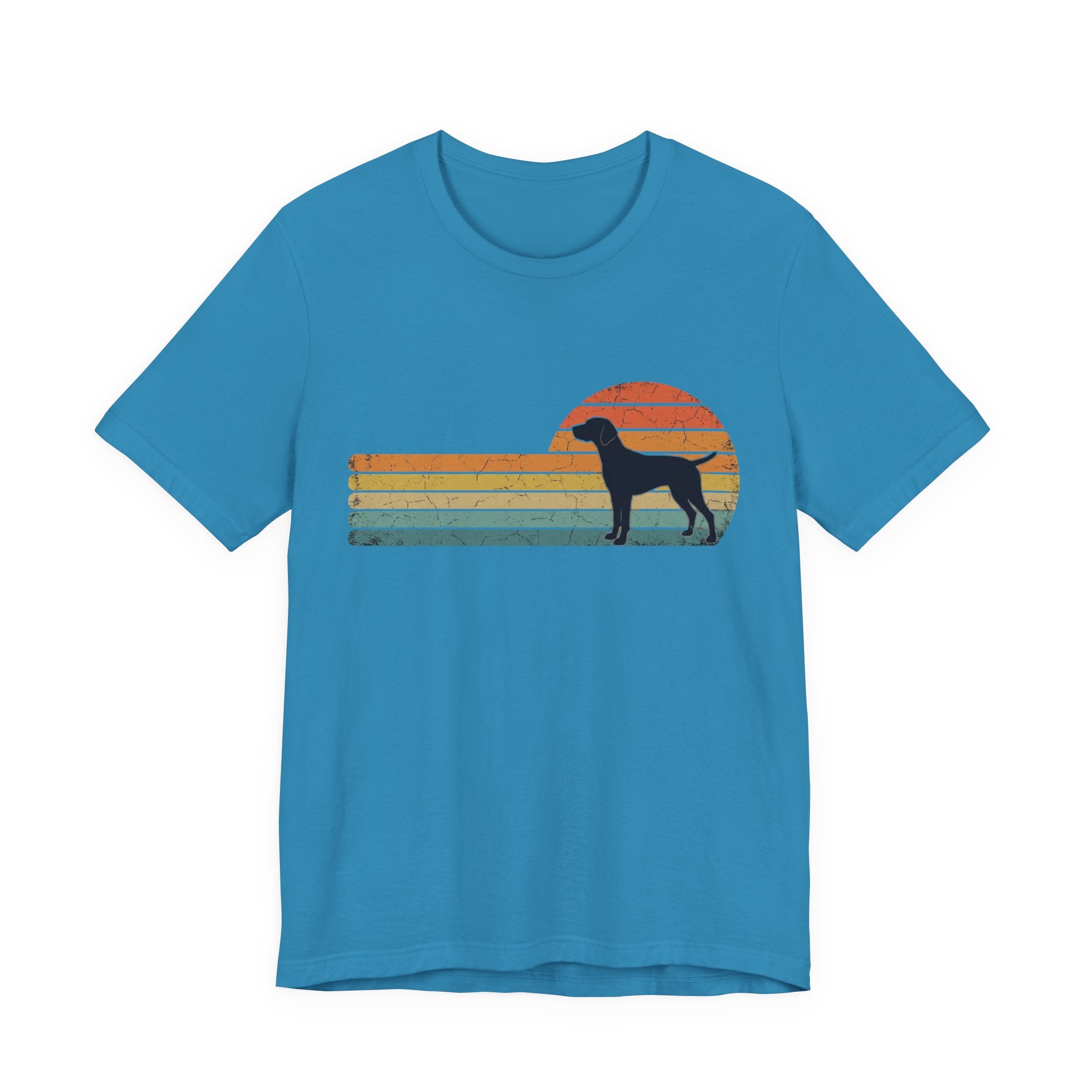 Retro Vizsla Sunset | Dog Lover Graphic Tee