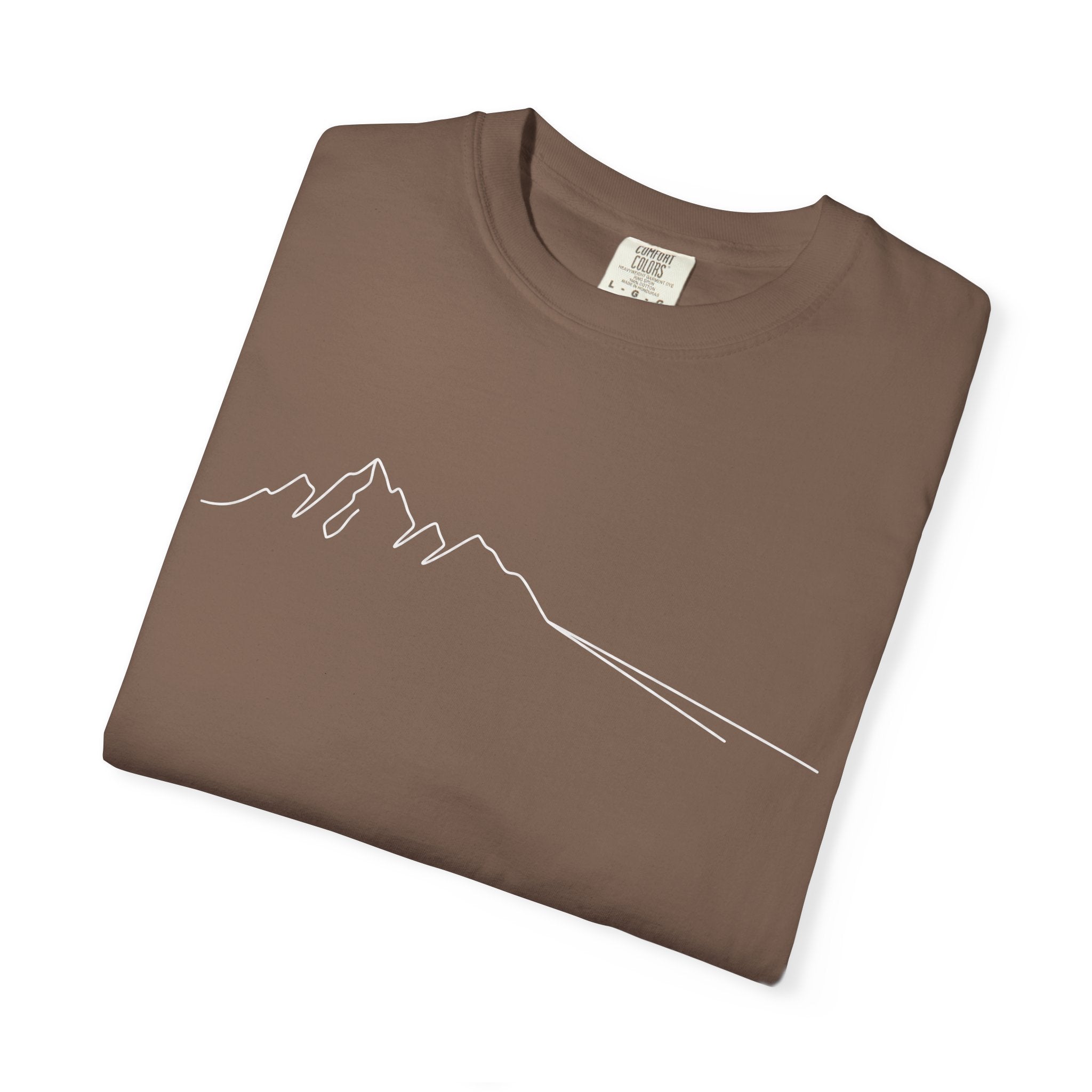 Mountain Outline T-Shirt — Minimalist Hiking Tee