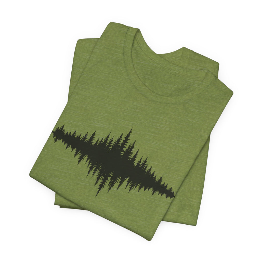 Forest Sound Wave | Nature Graphic Tee