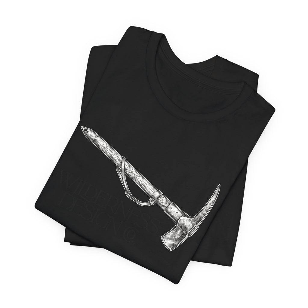 Wilderness Design Co. Ice Axe Tee — Mountain Climbing Vintage Graphic Shirt