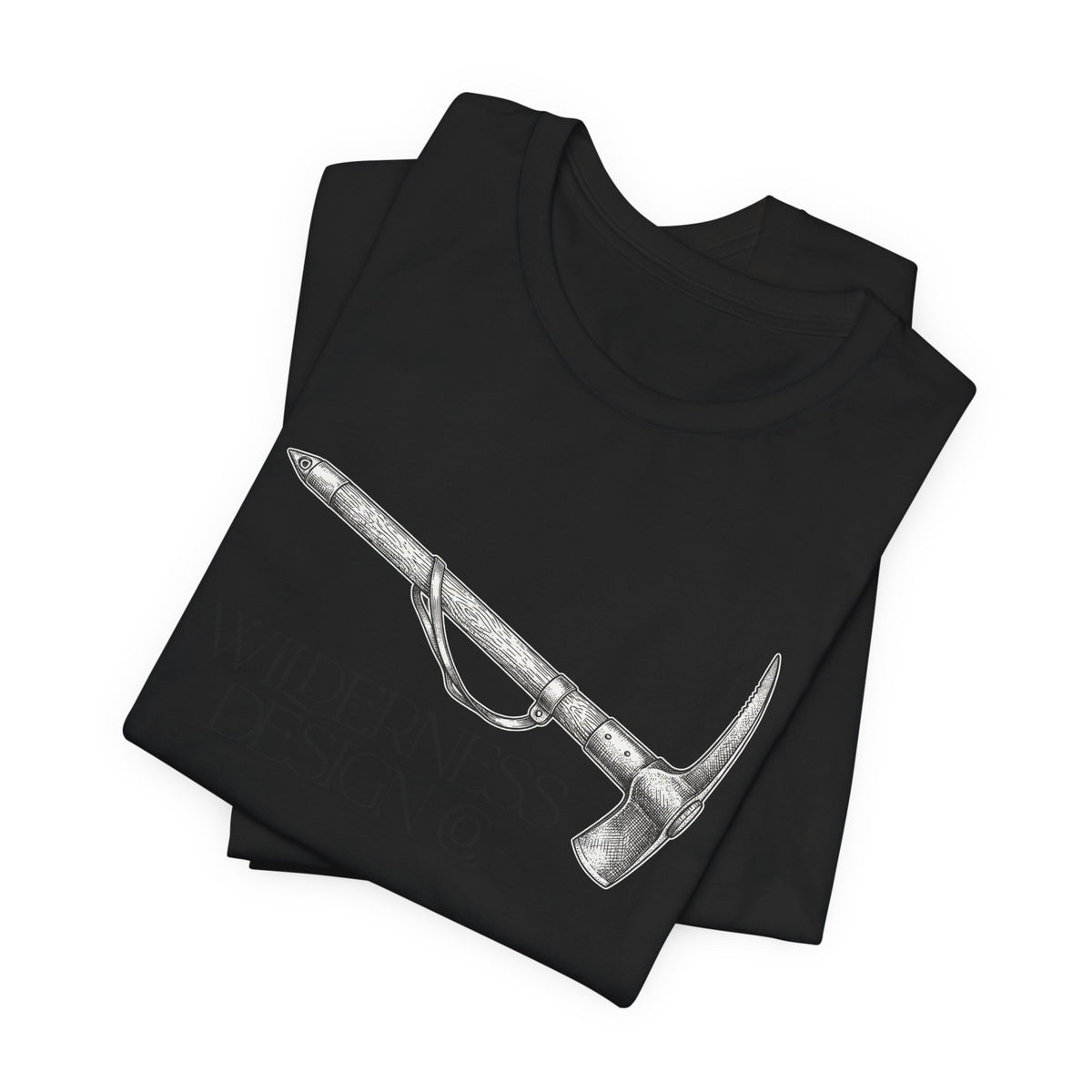 Wilderness Design Co. Ice Axe Tee — Mountain Climbing Vintage Graphic Shirt