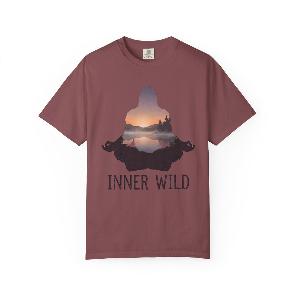 Inner Wild Meditation T-Shirt — Yoga & Nature Graphic Tee