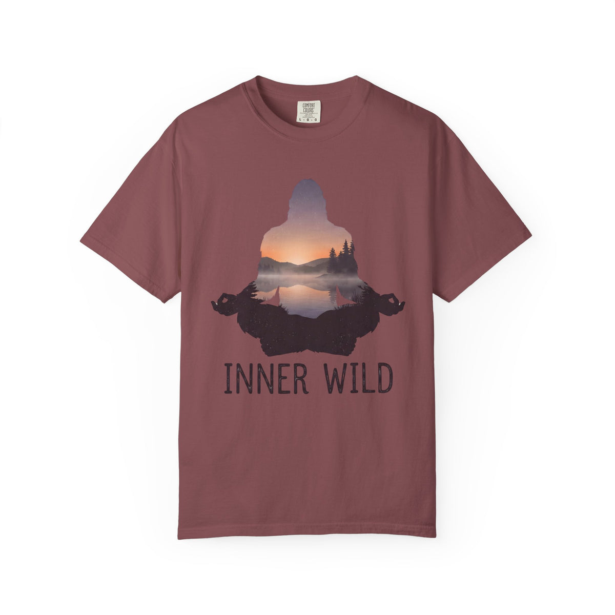 Inner Wild Meditation T-Shirt — Yoga & Nature Graphic Tee