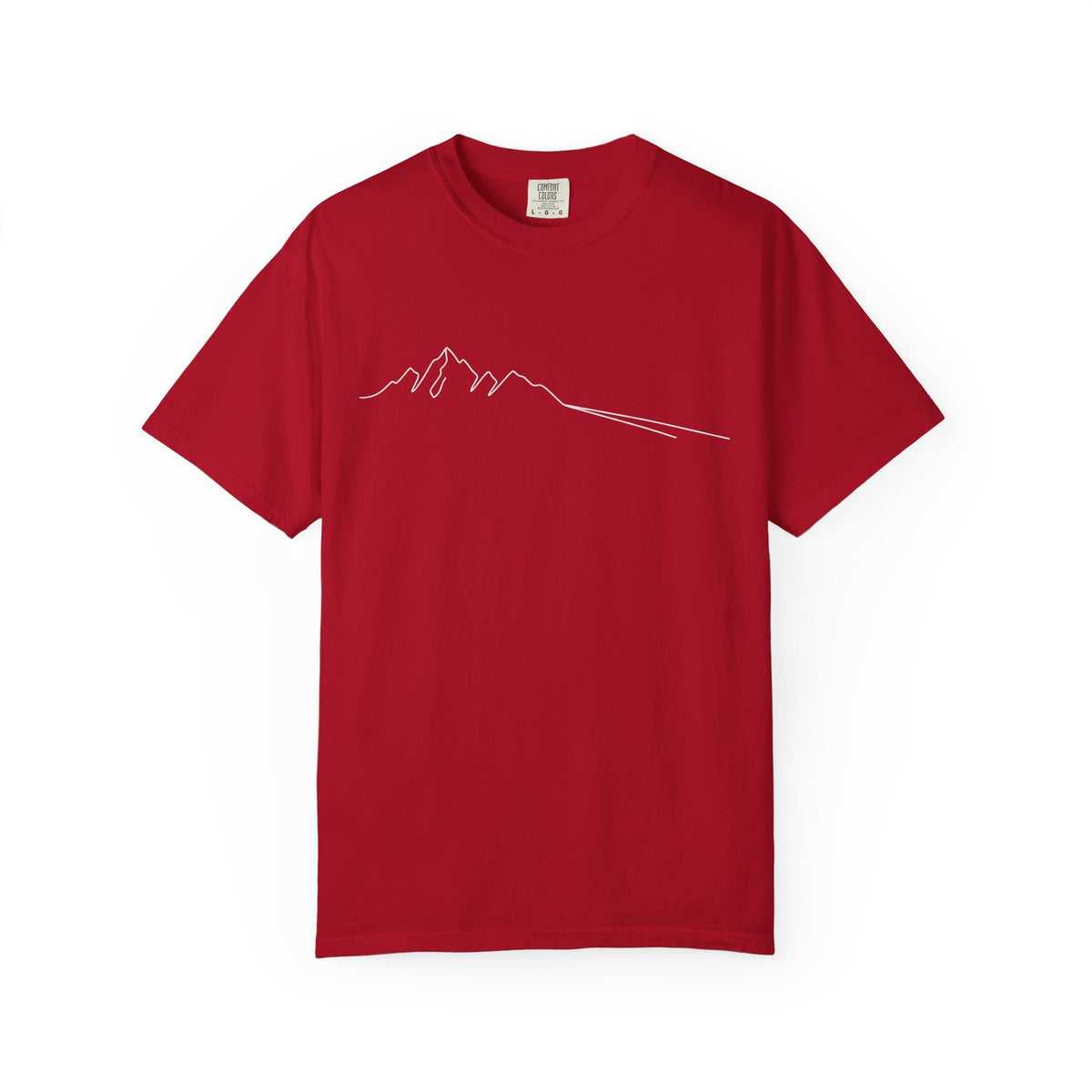 Mountain Outline T-Shirt — Minimalist Hiking Tee