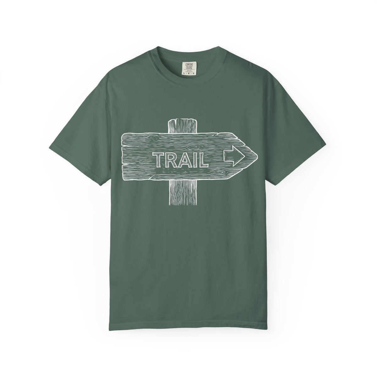 Trail Sign T-Shirt — Outdoor Hiking Direction Shirt