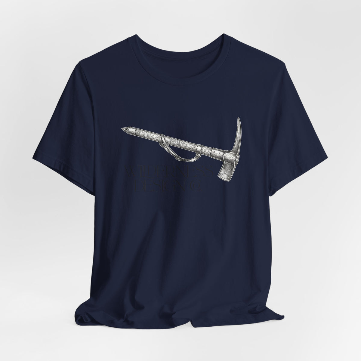 Wilderness Design Co. Ice Axe Tee — Mountain Climbing Vintage Graphic Shirt