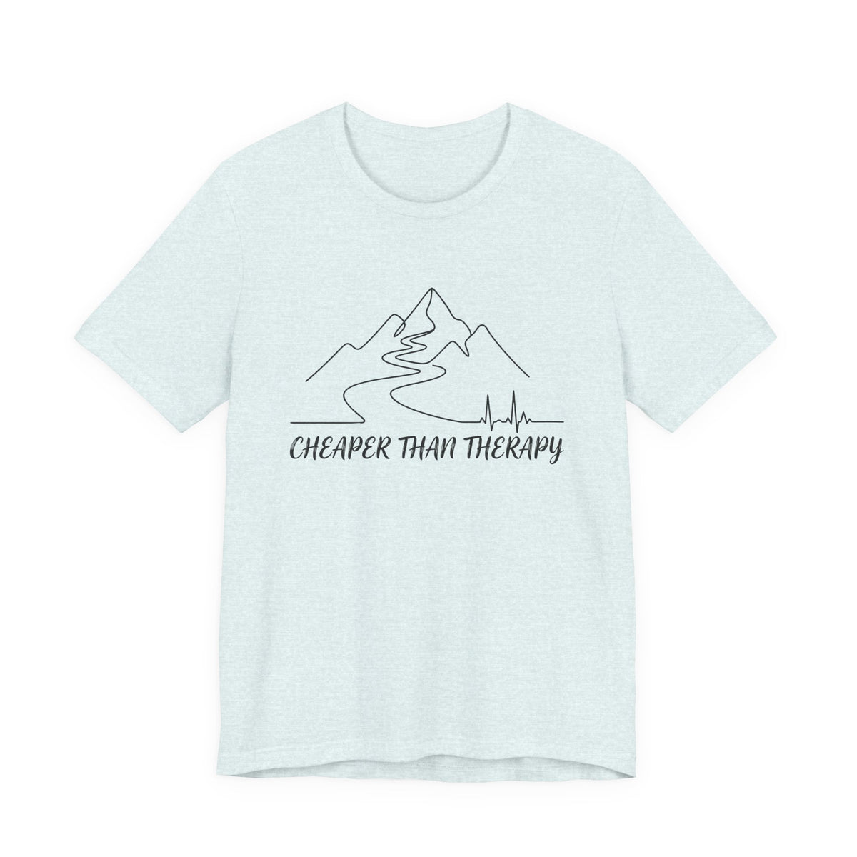 Cheaper Than Therapy | Mountain Hiking Graphic Tee