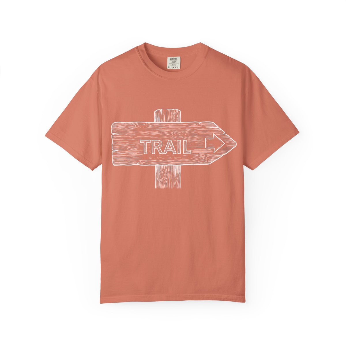 Trail Sign T-Shirt — Outdoor Hiking Direction Shirt
