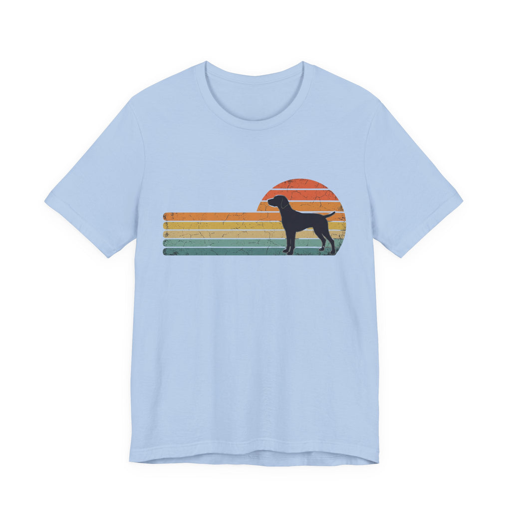 Retro Vizsla Sunset | Dog Lover Graphic Tee