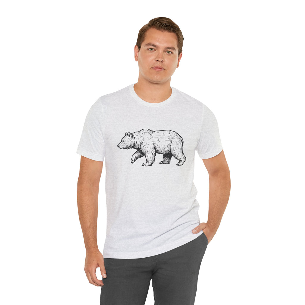 Grizzly Bear Sketch | Nature Graphic Tee