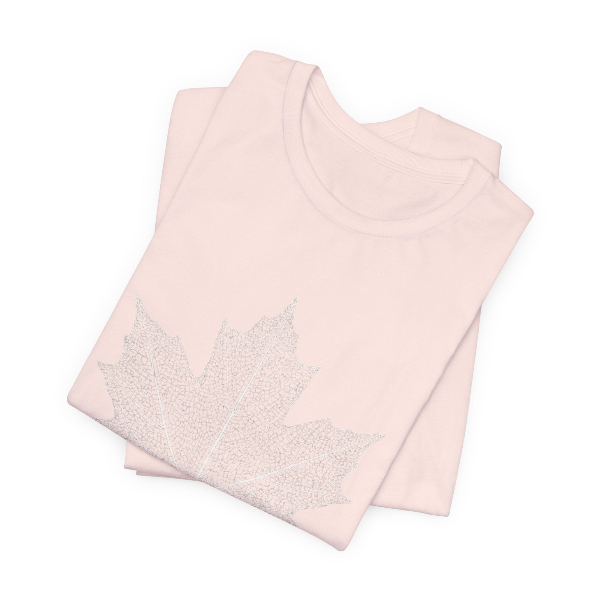 Maple Leaf Line Art | Nature Graphic Tee