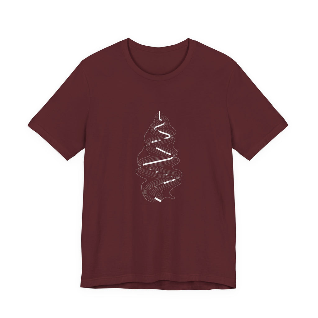 Switchback Trail | Minimalist Topo Line Art Graphic Tee