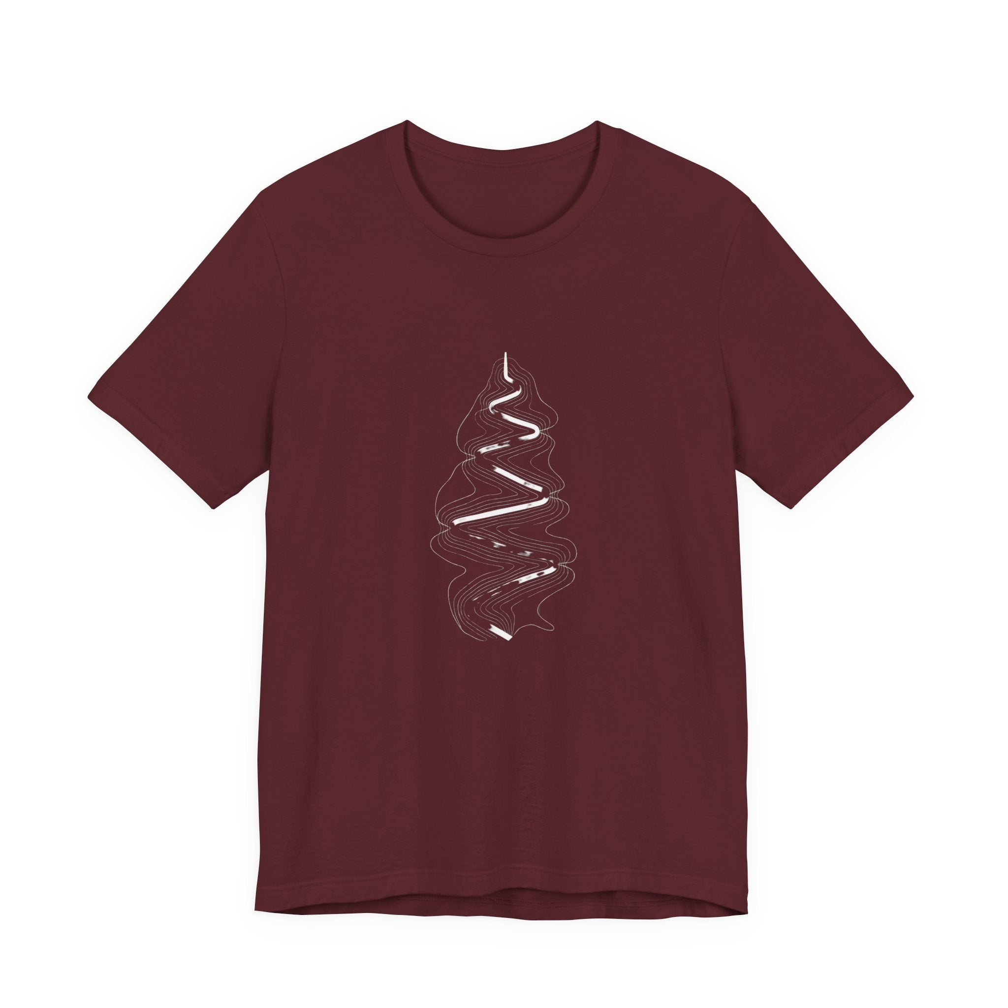 Switchback Trail | Minimalist Topo Line Art Graphic Tee