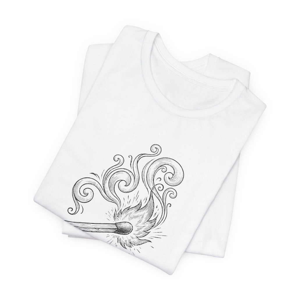 Campfire Spark Swirl | Nature Graphic Tee
