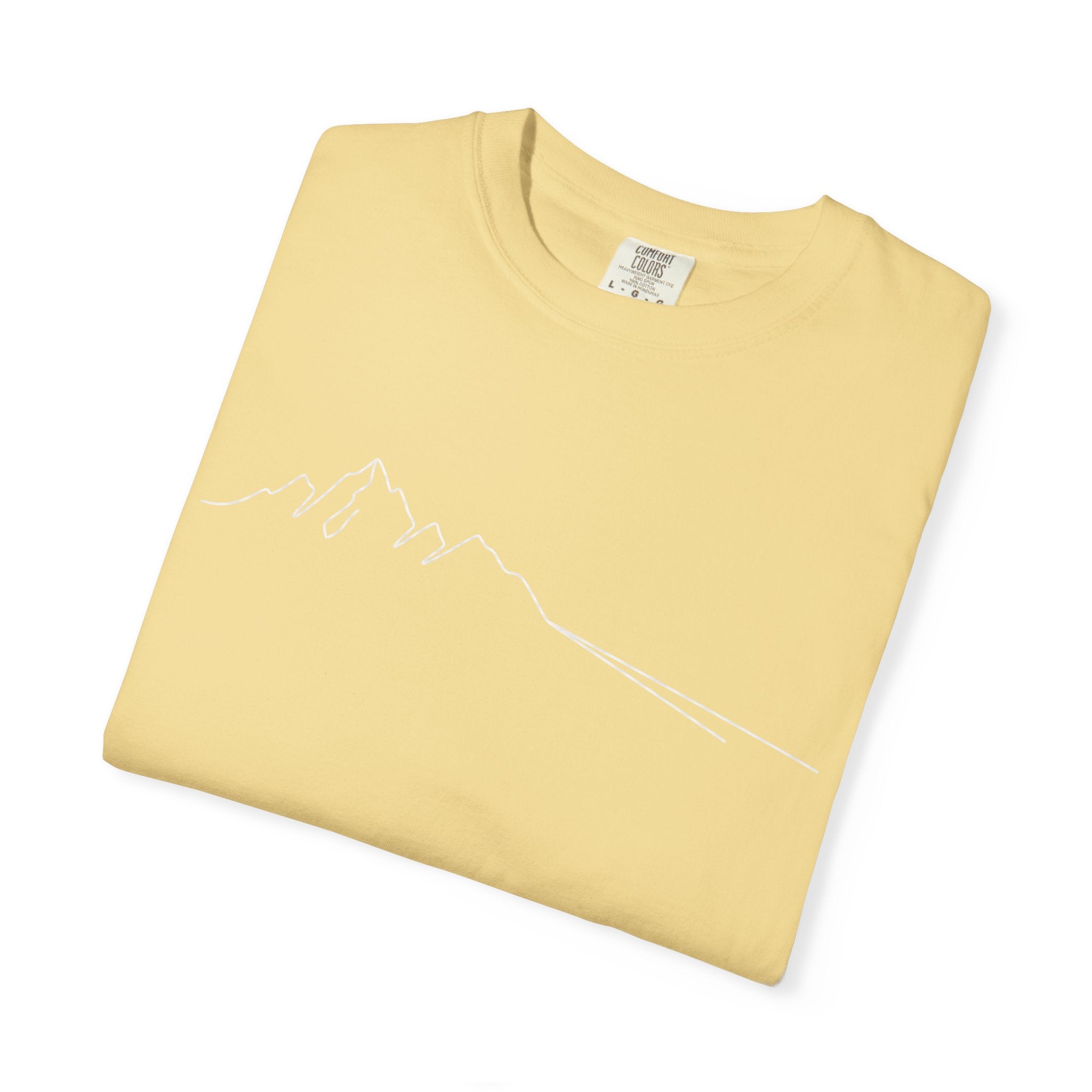 Mountain Outline T-Shirt — Minimalist Hiking Tee