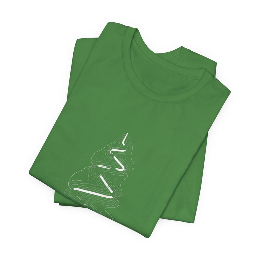 Switchback Trail | Minimalist Topo Line Art Graphic Tee
