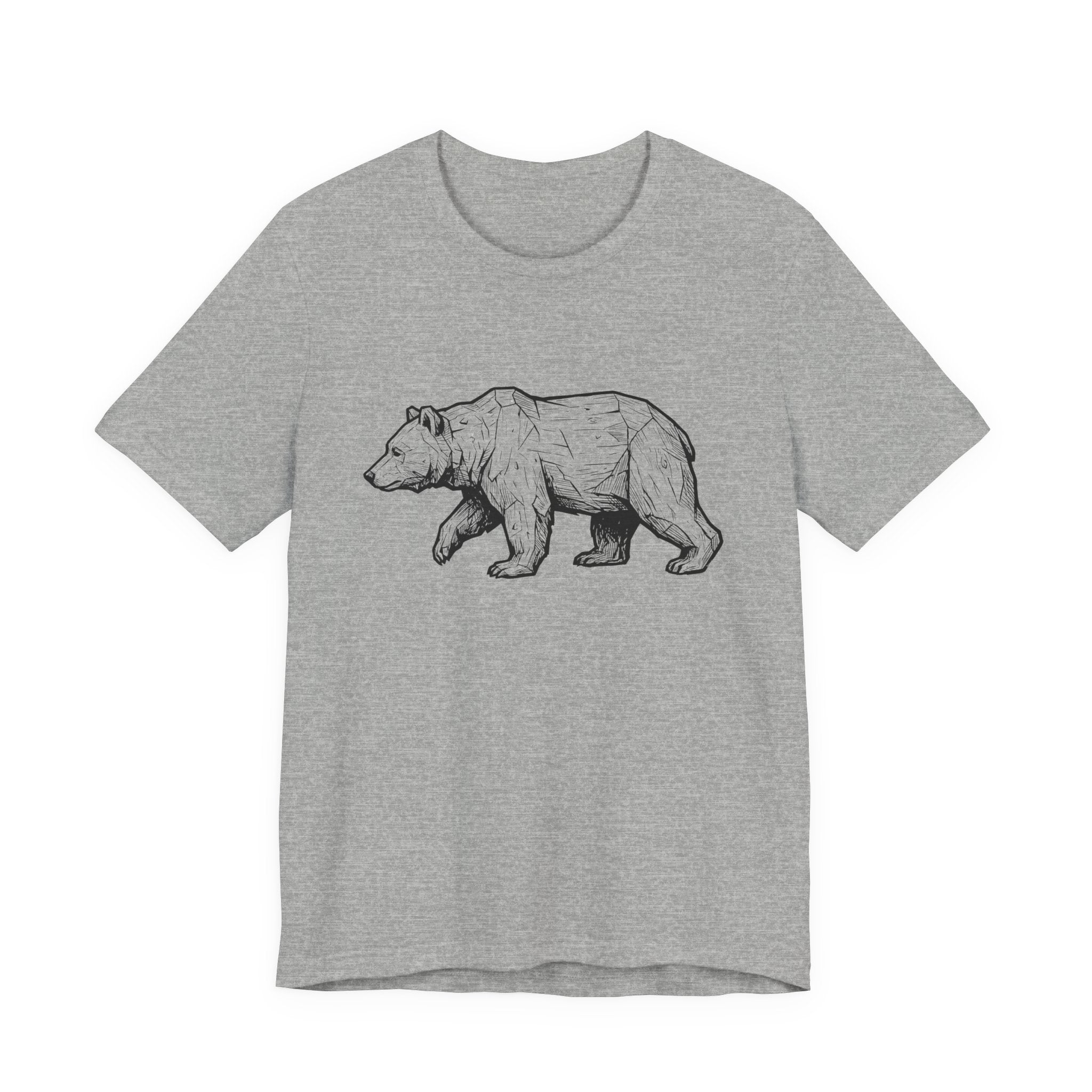 Grizzly Bear Sketch | Nature Graphic Tee