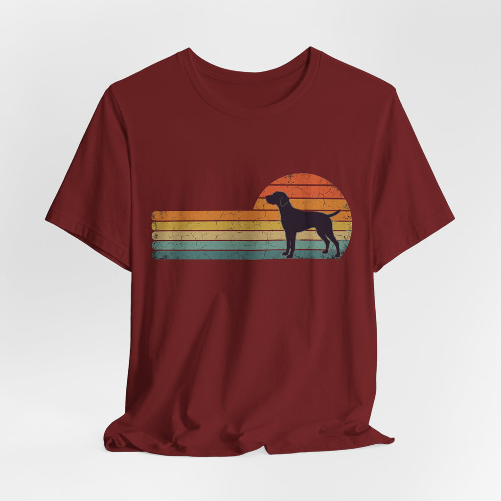 Retro Vizsla Sunset | Dog Lover Graphic Tee