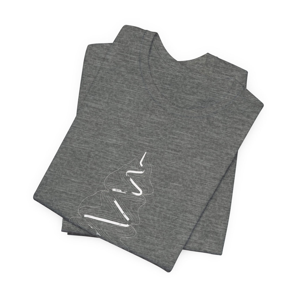 Switchback Trail | Minimalist Topo Line Art Graphic Tee