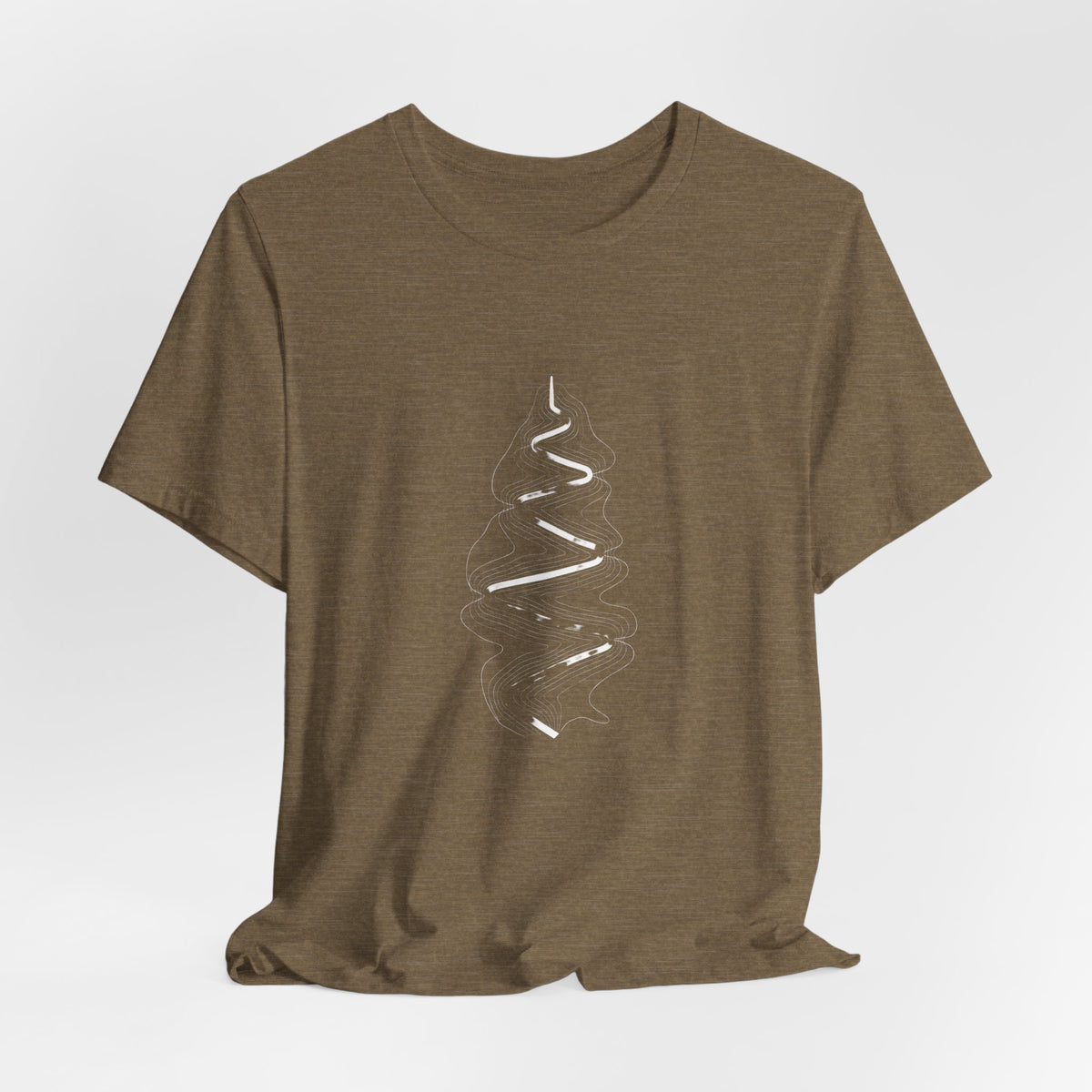 Switchback Trail | Minimalist Topo Line Art Graphic Tee