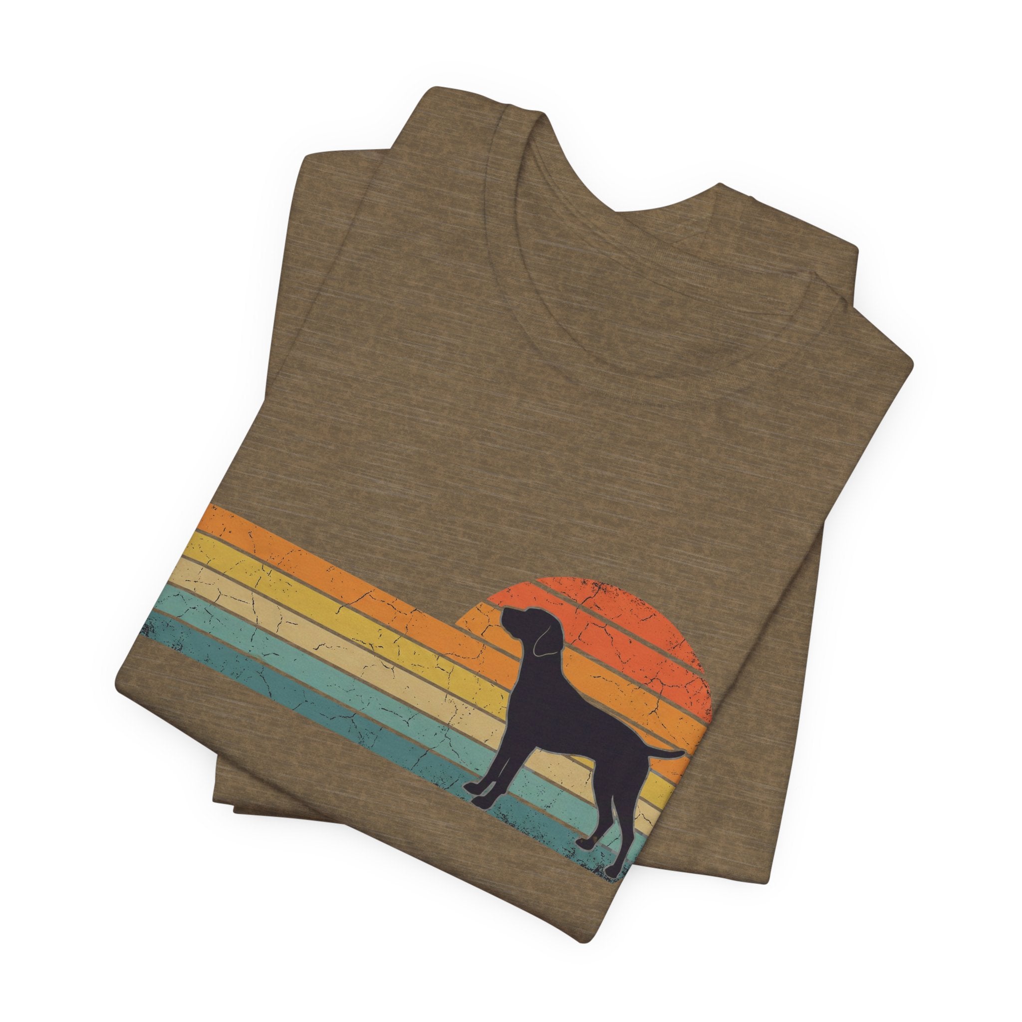 Retro Vizsla Sunset | Dog Lover Graphic Tee