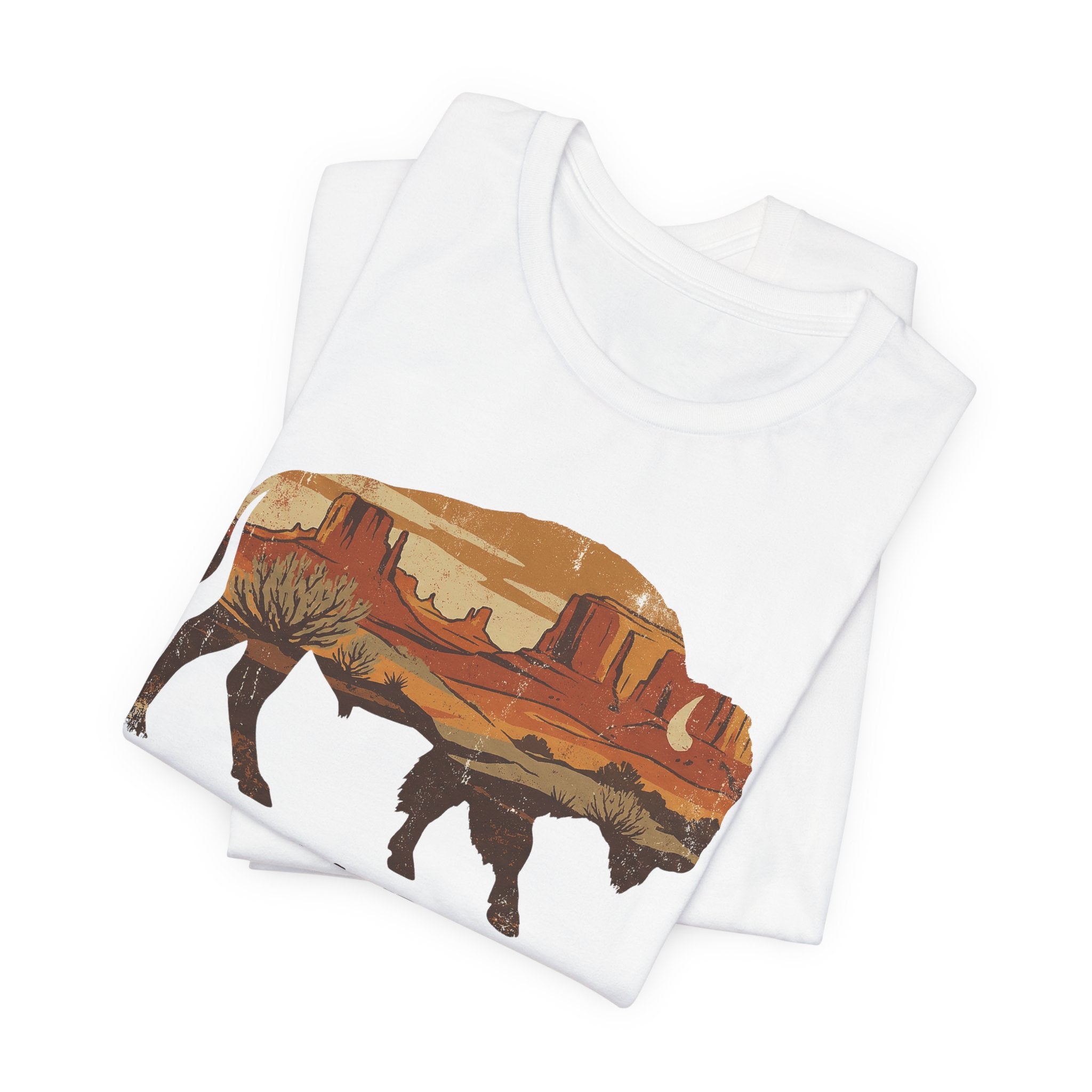 Roam Free Buffalo Desert | Nature Graphic Tee