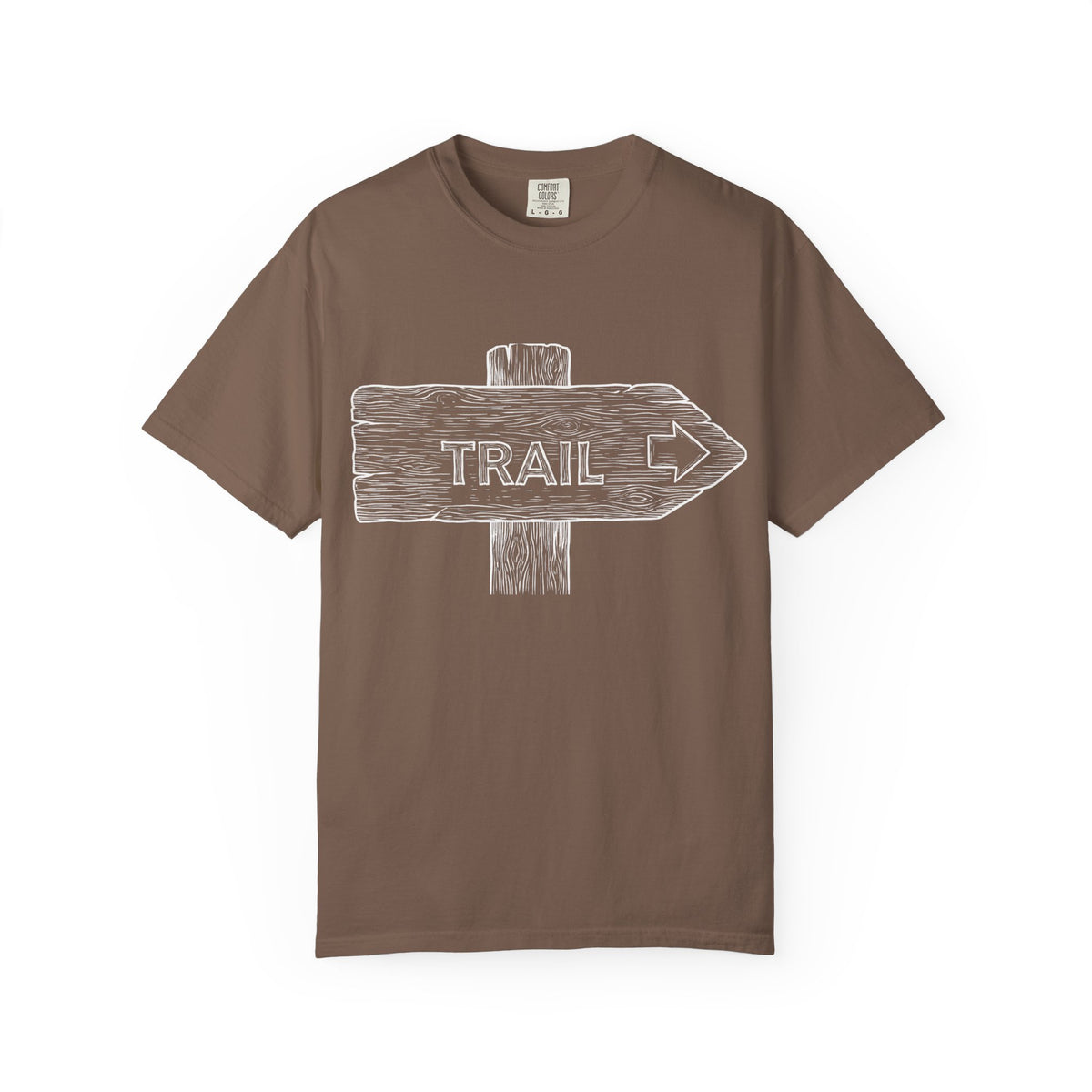 Trail Sign T-Shirt — Outdoor Hiking Direction Shirt