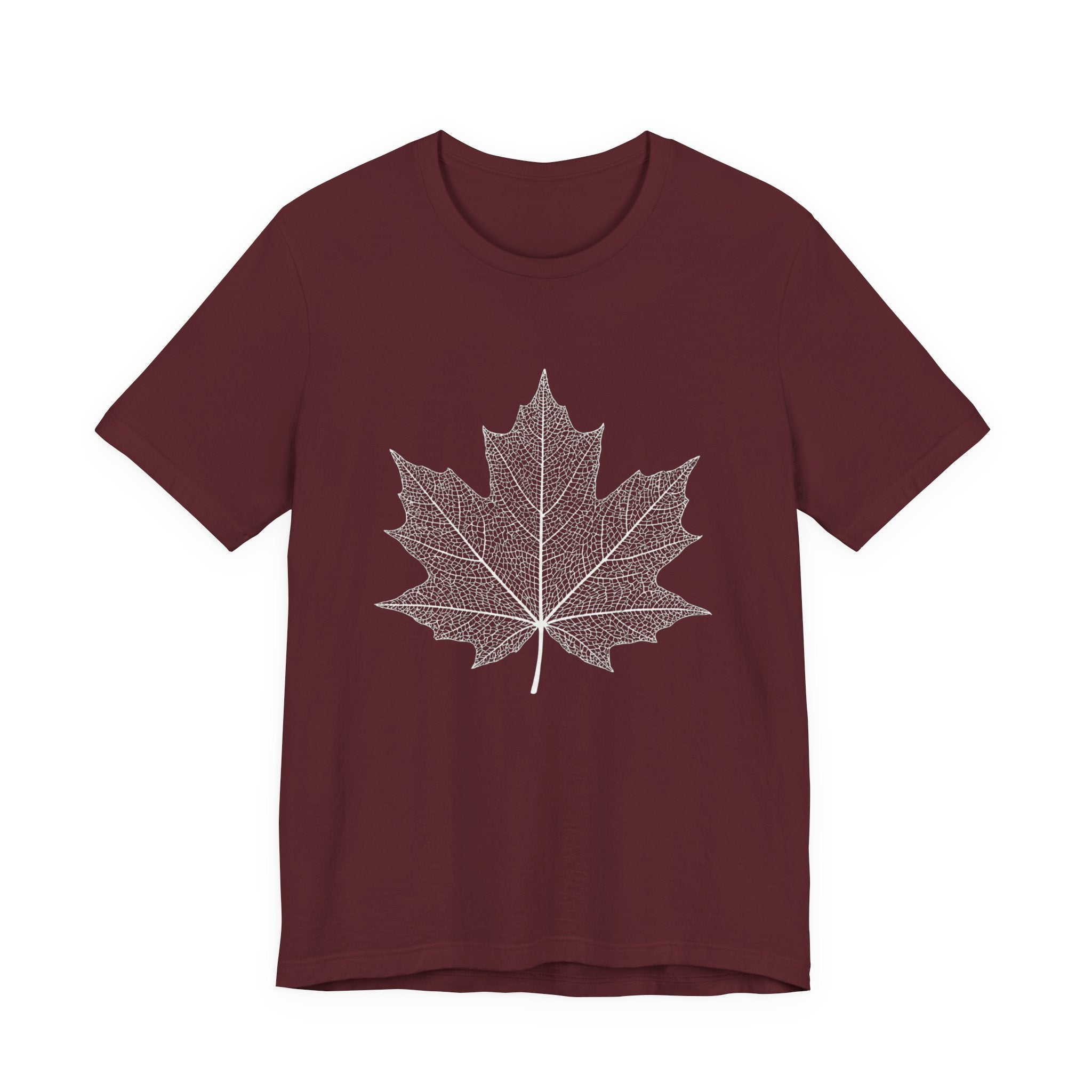 Maple Leaf Line Art | Nature Graphic Tee