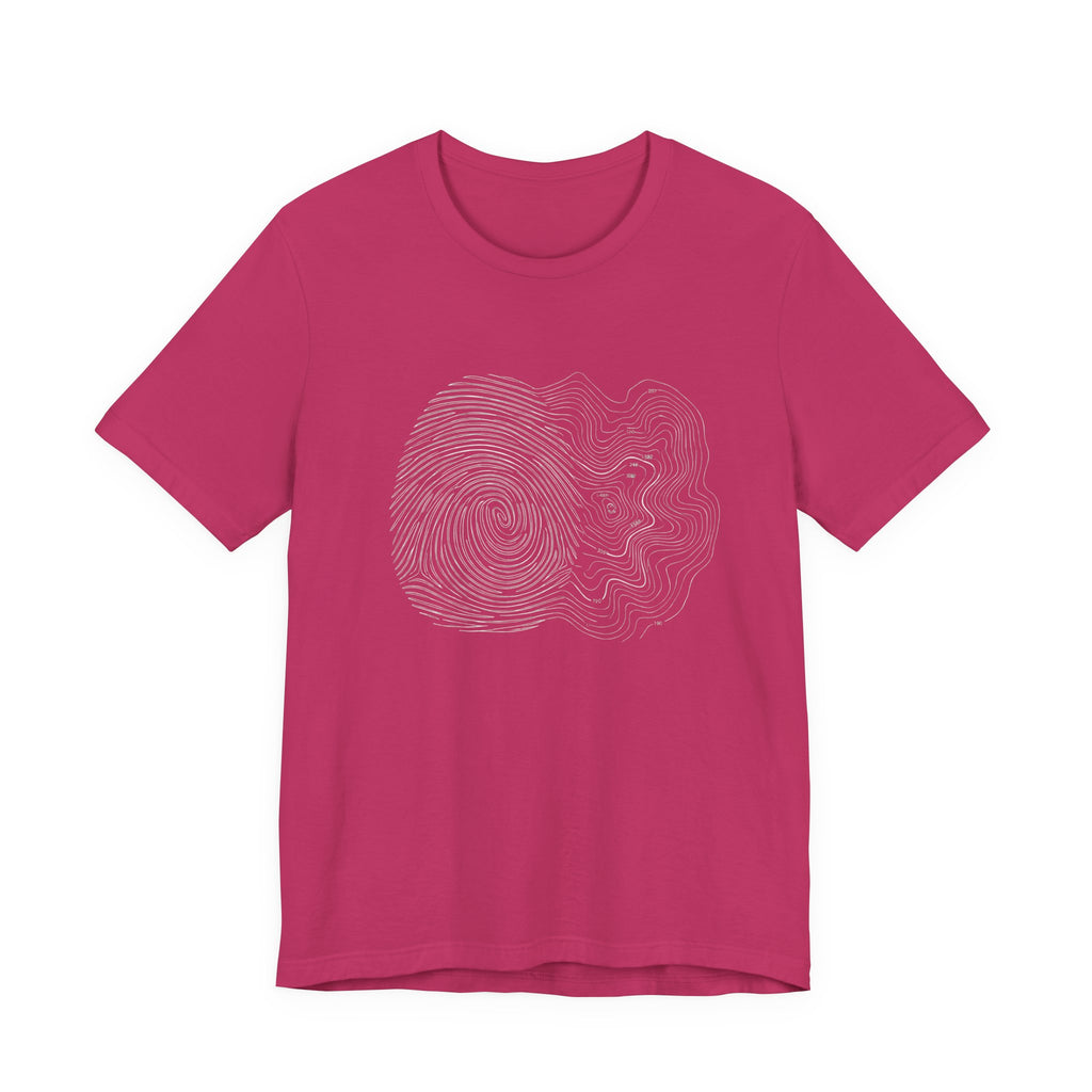Topographic Map Art | Nature Graphic Tee