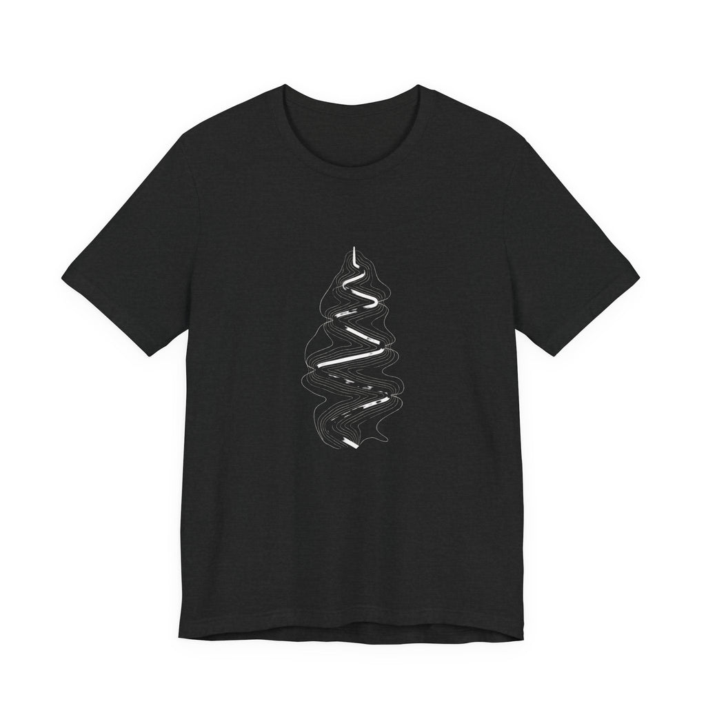 Switchback Trail | Minimalist Topo Line Art Graphic Tee