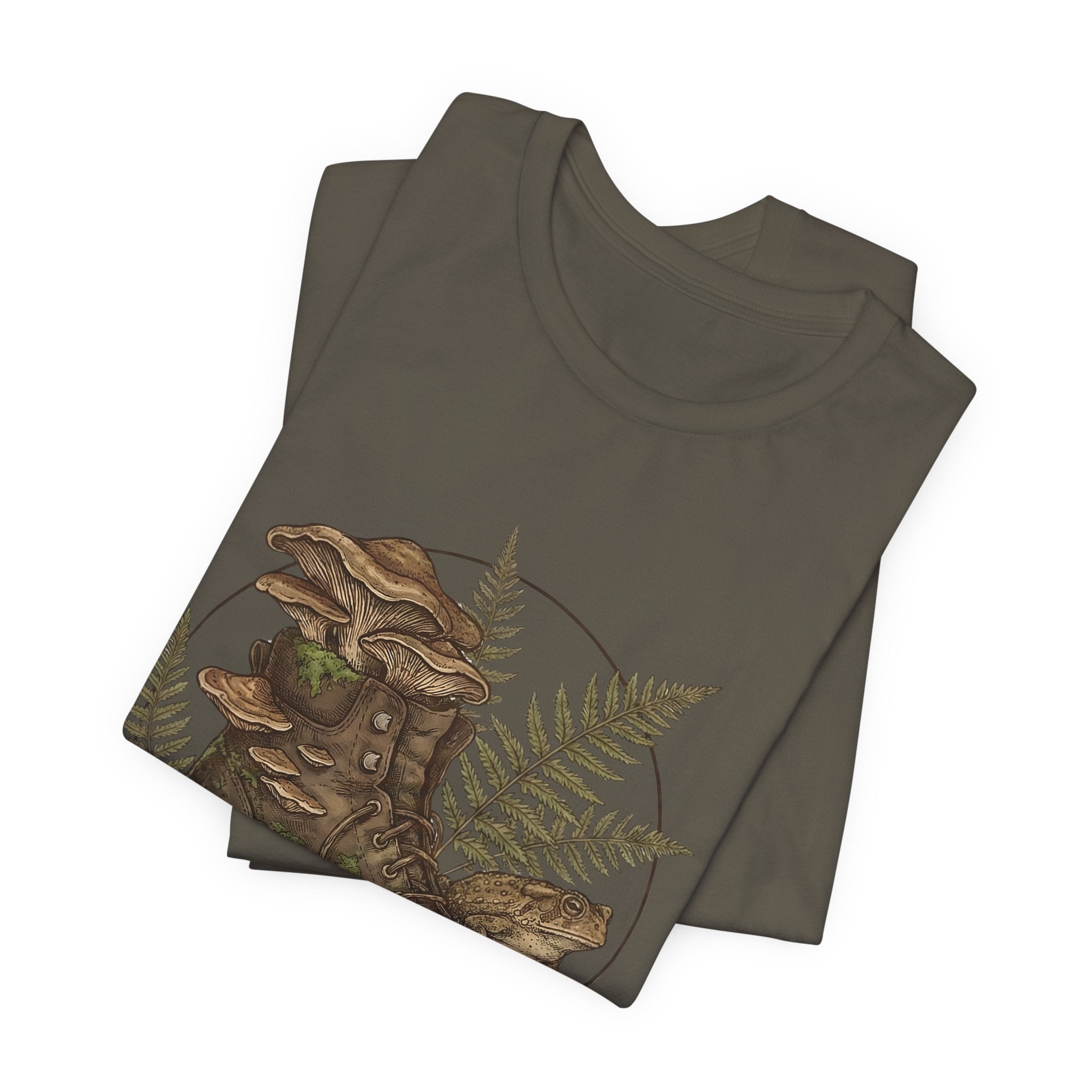 Rot Is Life T‑Shirt — Woodland Mushroom Decay Graphic Tee