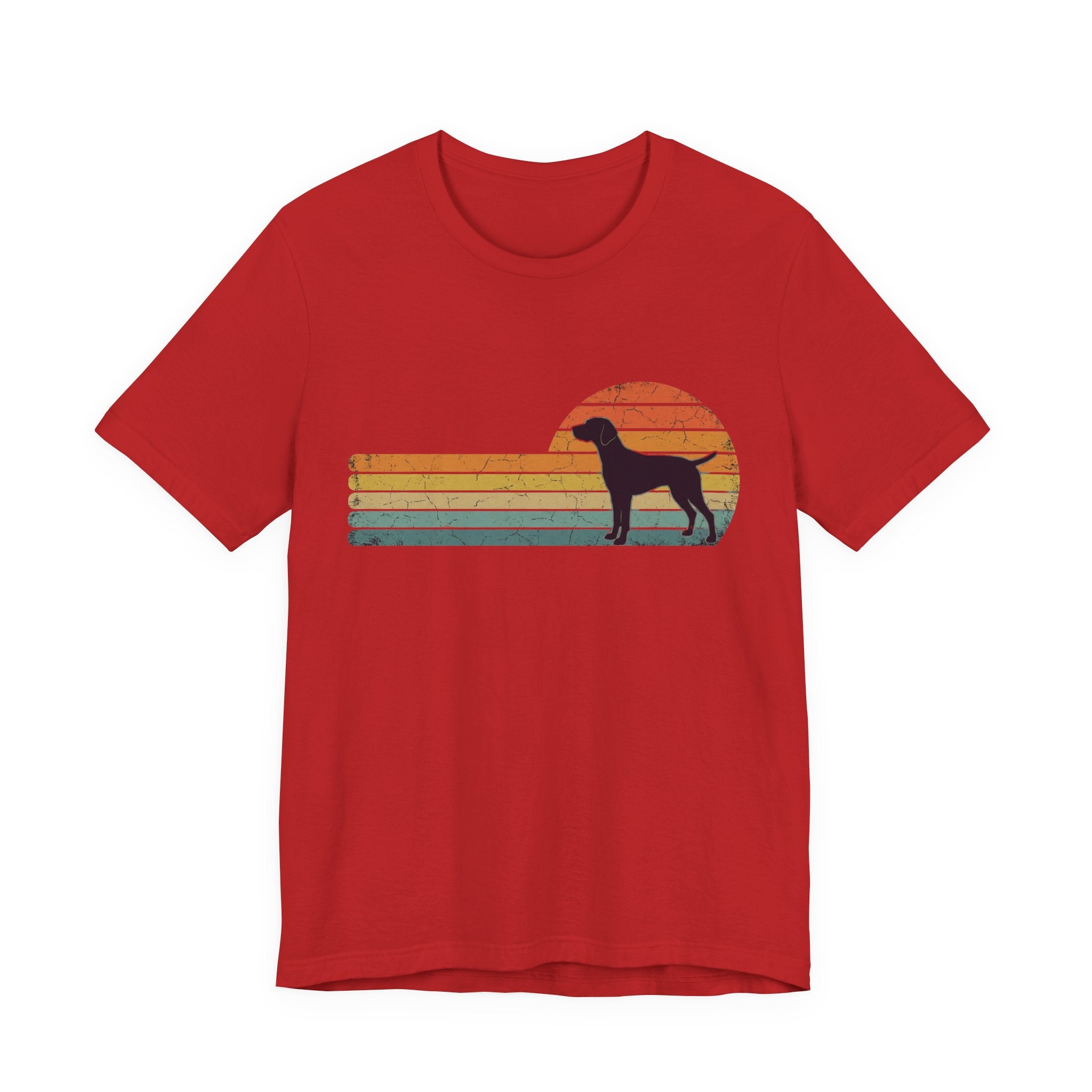Retro Vizsla Sunset | Dog Lover Graphic Tee