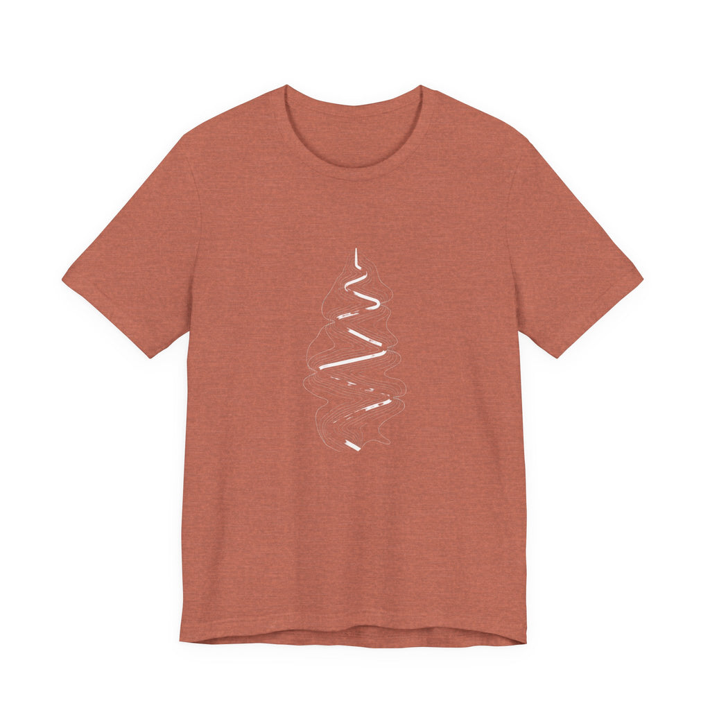 Switchback Trail | Minimalist Topo Line Art Graphic Tee