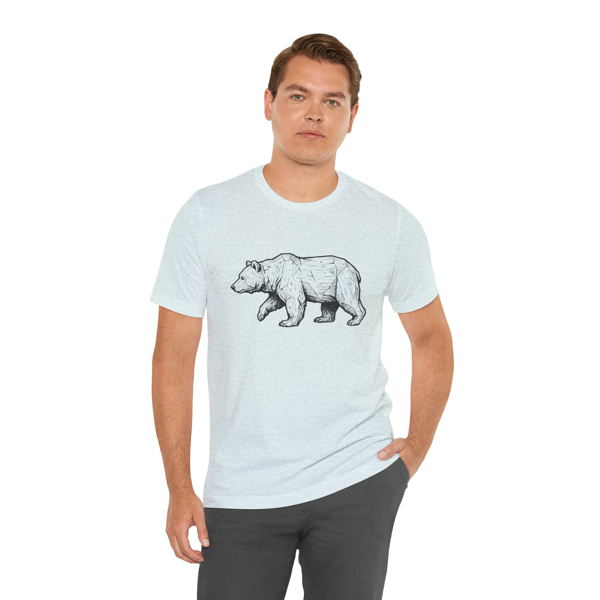 Grizzly Bear Sketch | Nature Graphic Tee