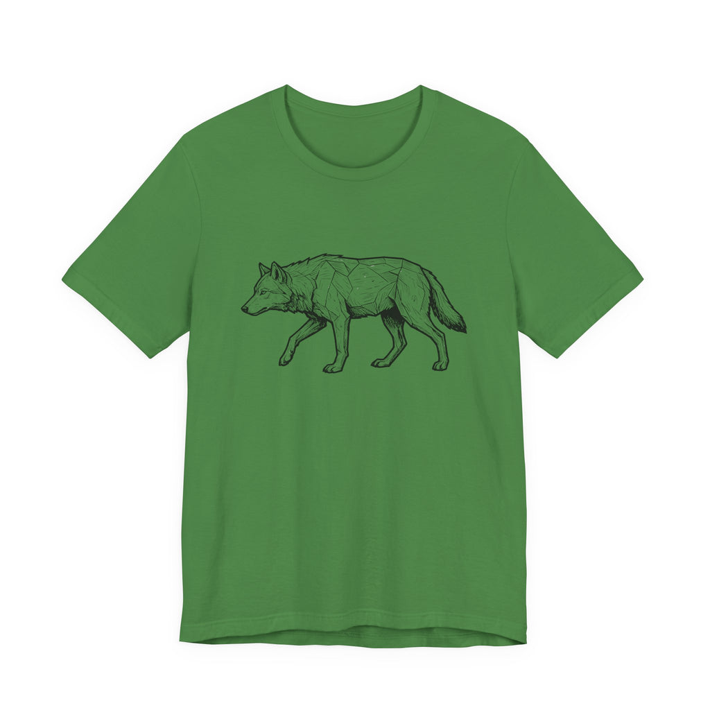 Geometric Wolf Wildlife Art | Nature Graphic Tee