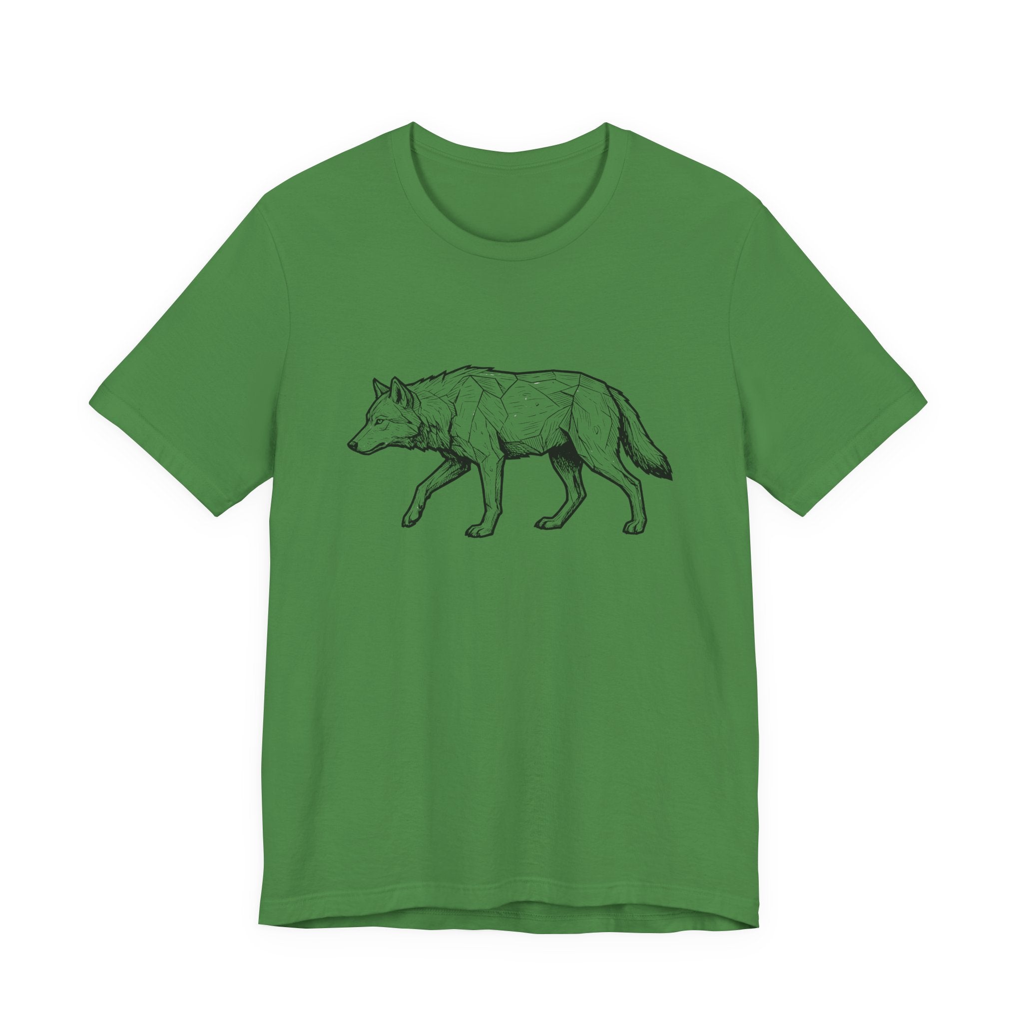 Geometric Wolf Wildlife Art | Nature Graphic Tee