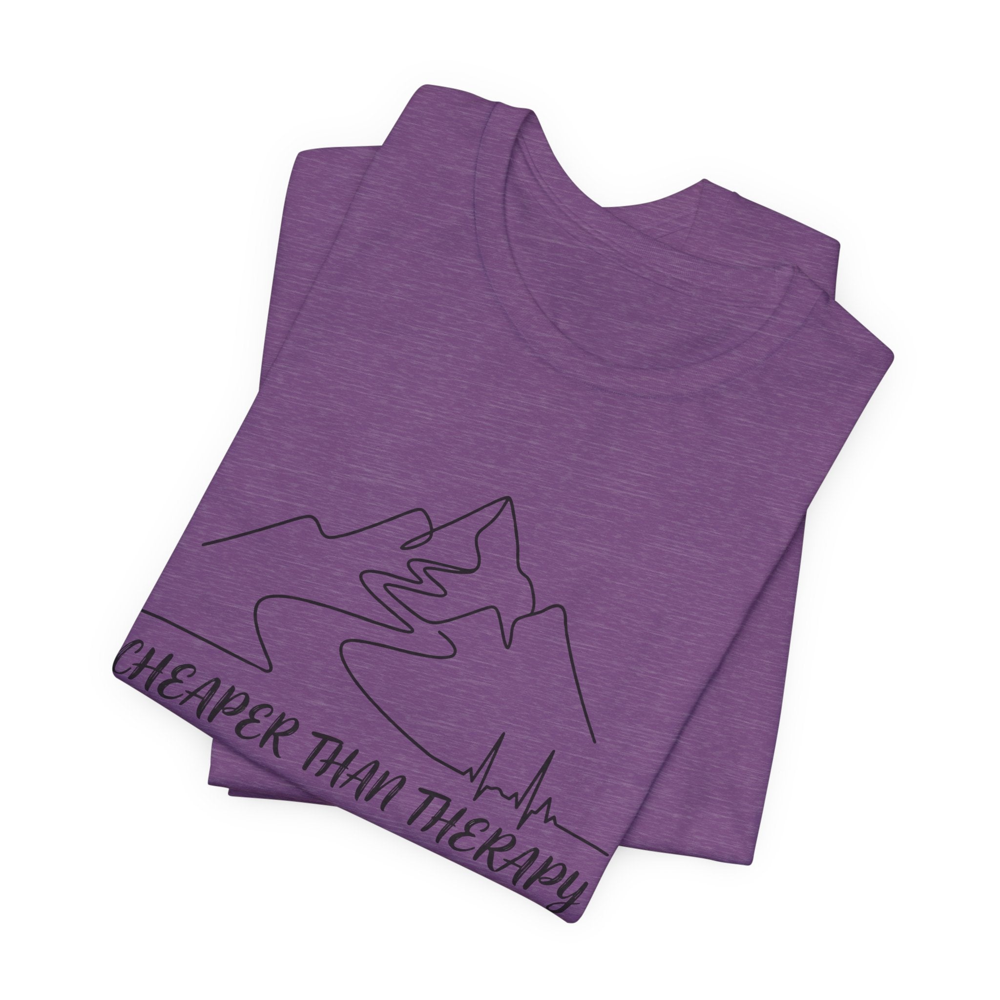Cheaper Than Therapy | Mountain Hiking Graphic Tee