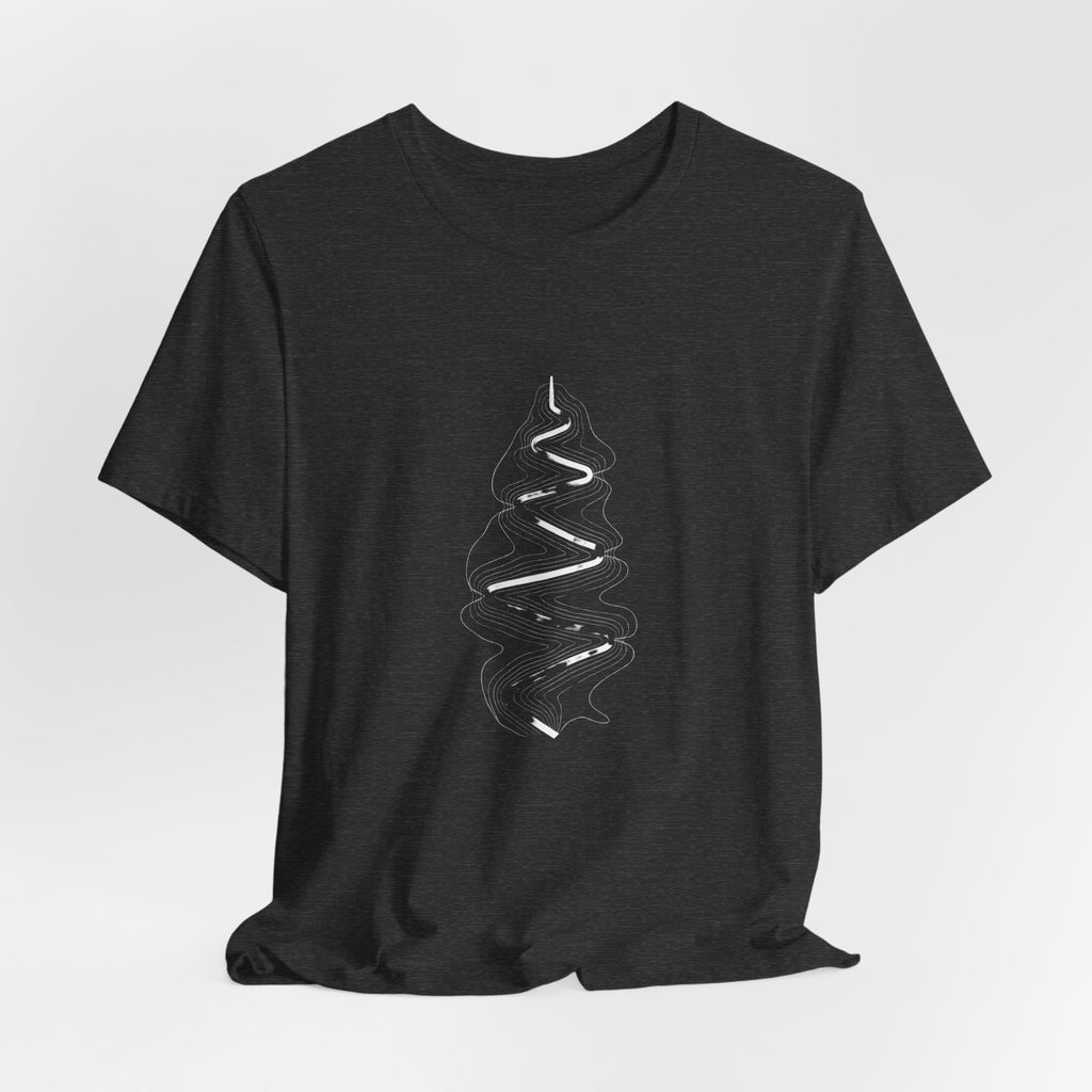 Switchback Trail | Minimalist Topo Line Art Graphic Tee
