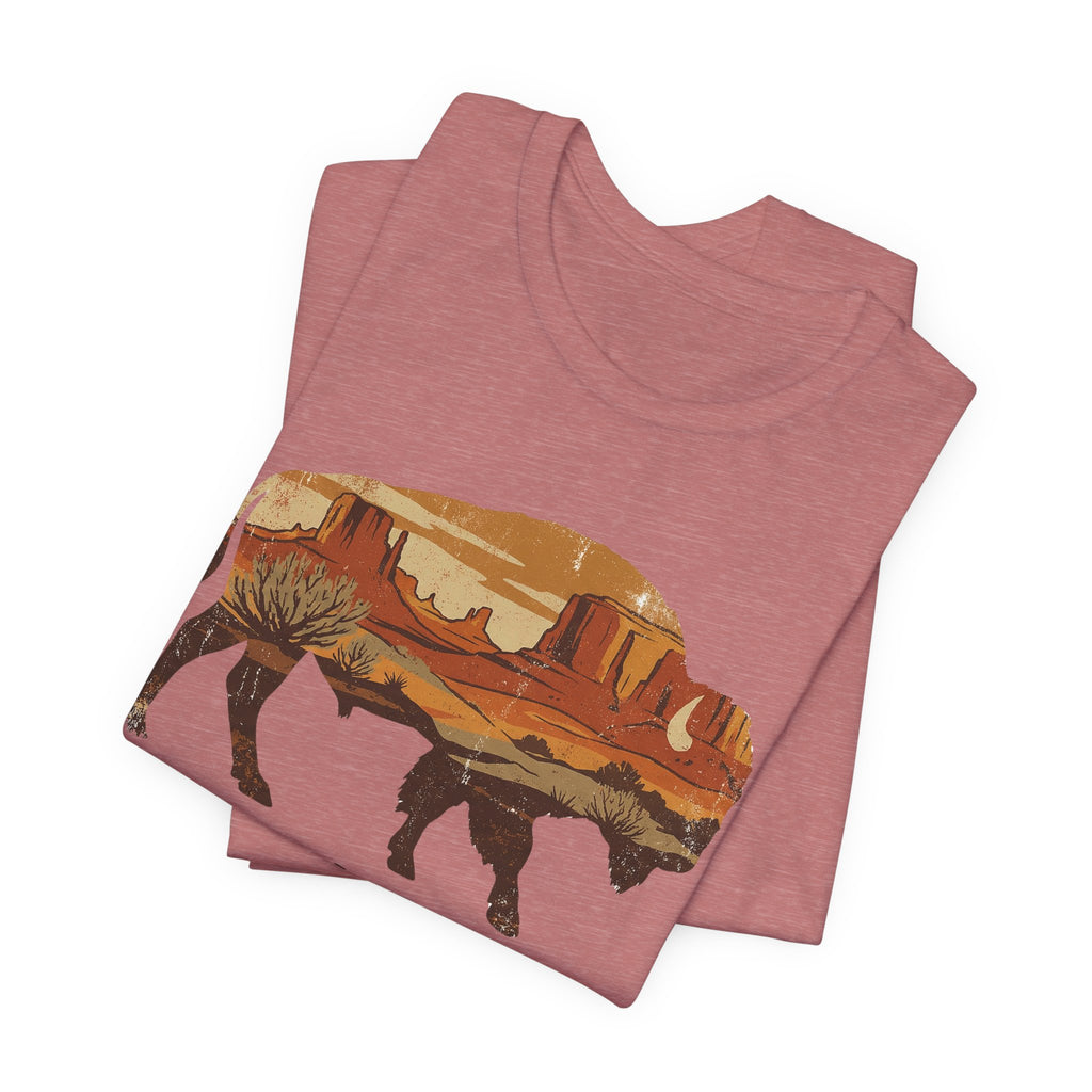 Roam Free Buffalo Desert | Nature Graphic Tee
