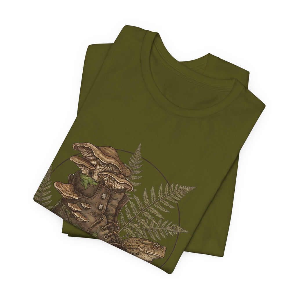Rot Is Life T‑Shirt — Woodland Mushroom Decay Graphic Tee