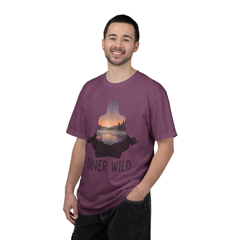 Inner Wild Meditation T-Shirt — Yoga & Nature Graphic Tee