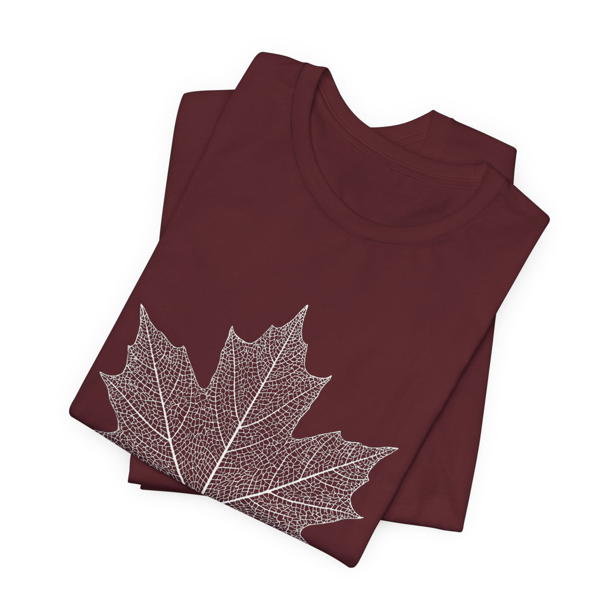 Maple Leaf Line Art | Nature Graphic Tee