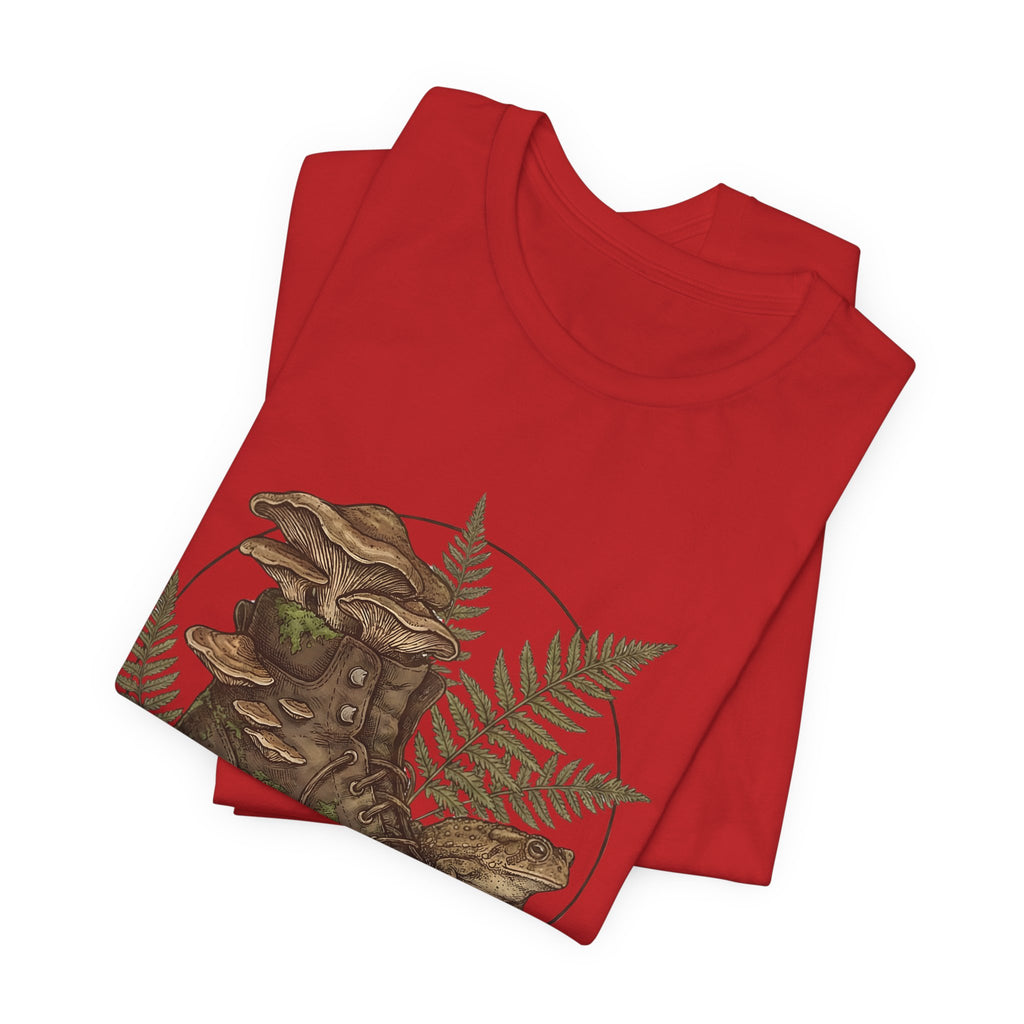 Rot Is Life T‑Shirt — Woodland Mushroom Decay Graphic Tee