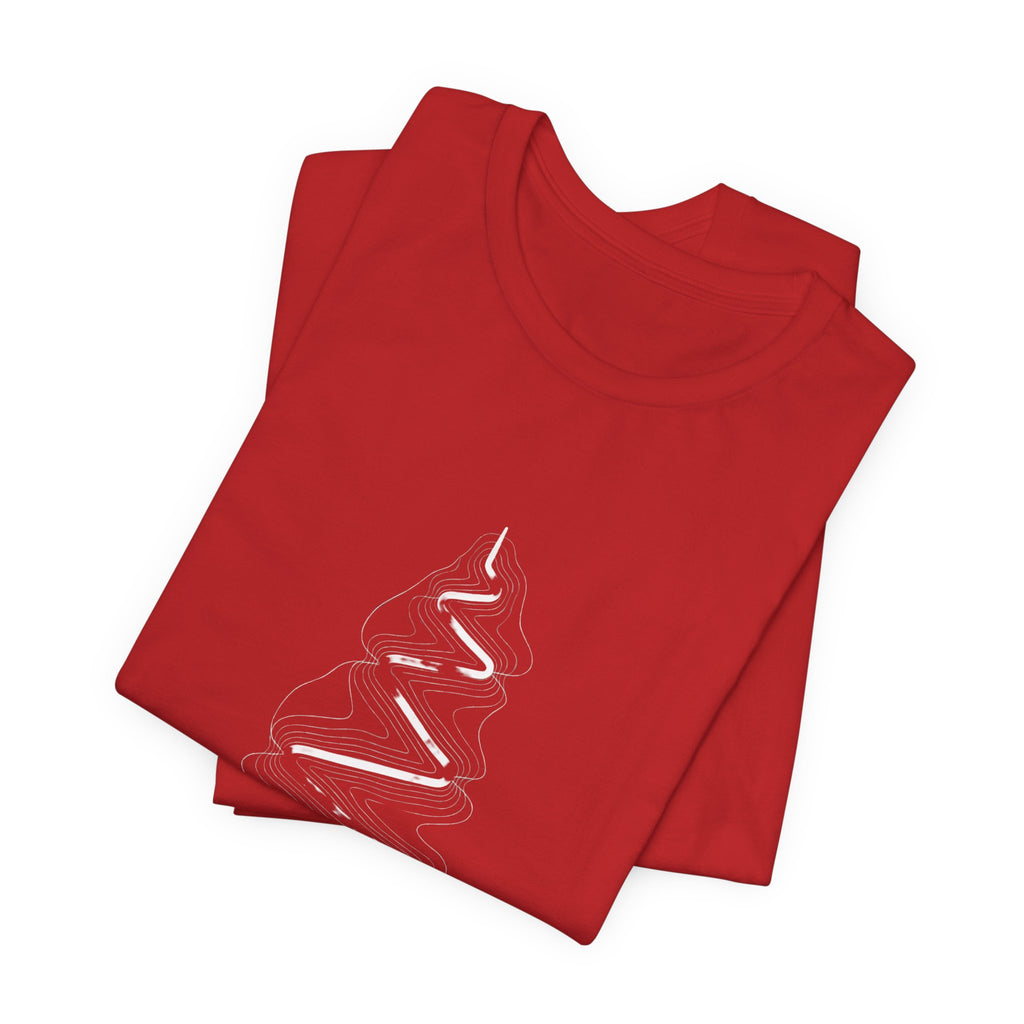 Switchback Trail | Minimalist Topo Line Art Graphic Tee