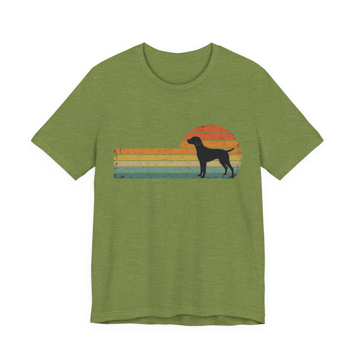 Retro Vizsla Sunset | Dog Lover Graphic Tee