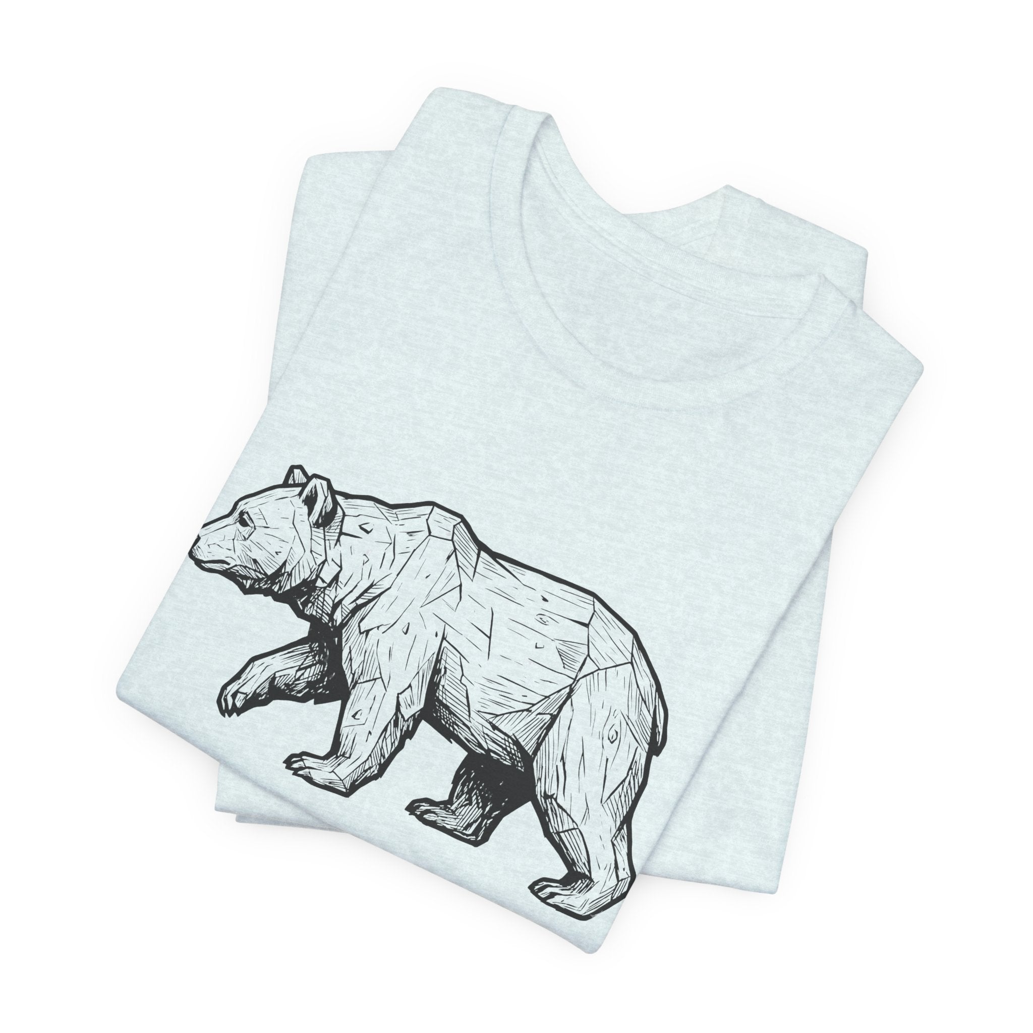 Grizzly Bear Sketch | Nature Graphic Tee