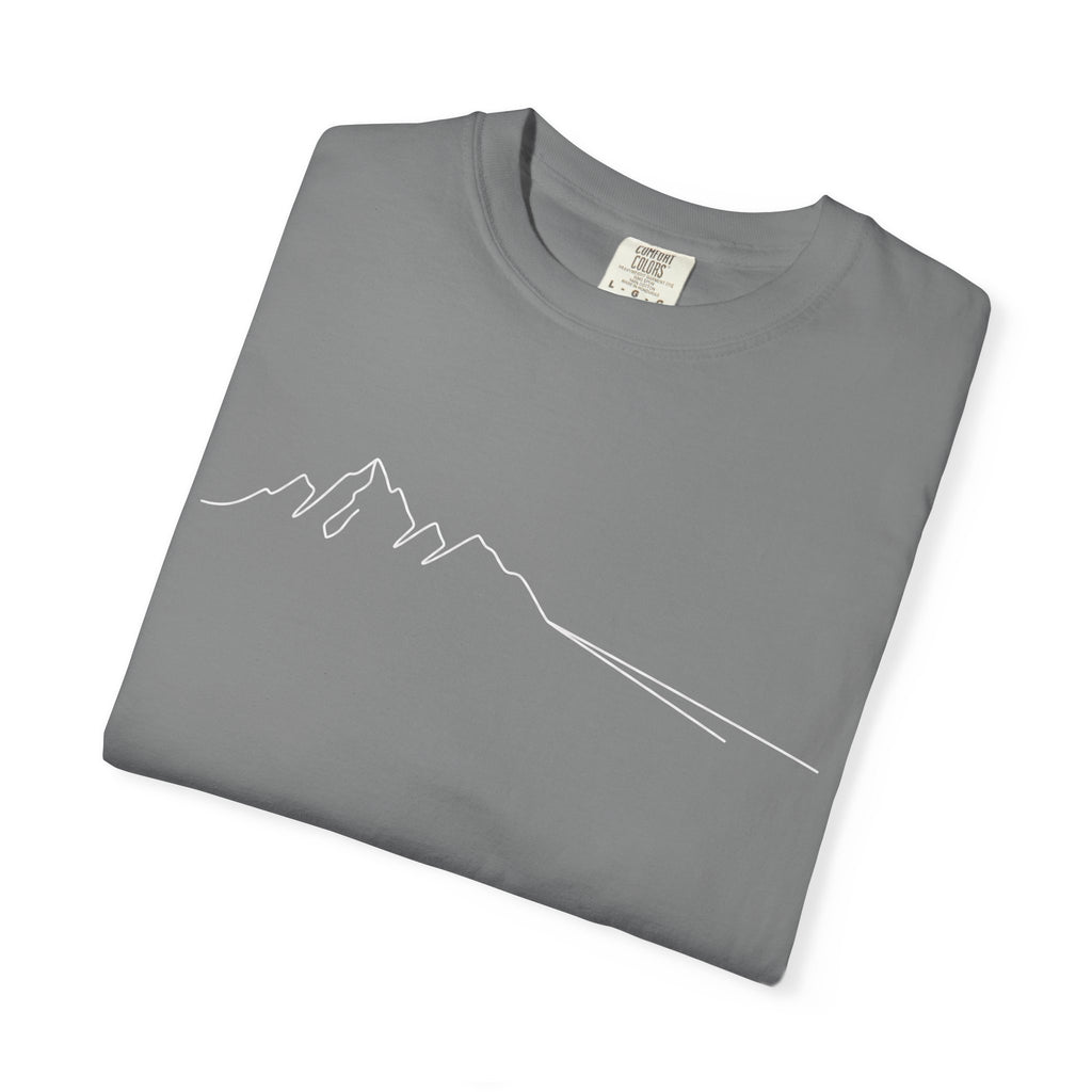 Mountain Outline T-Shirt — Minimalist Hiking Tee