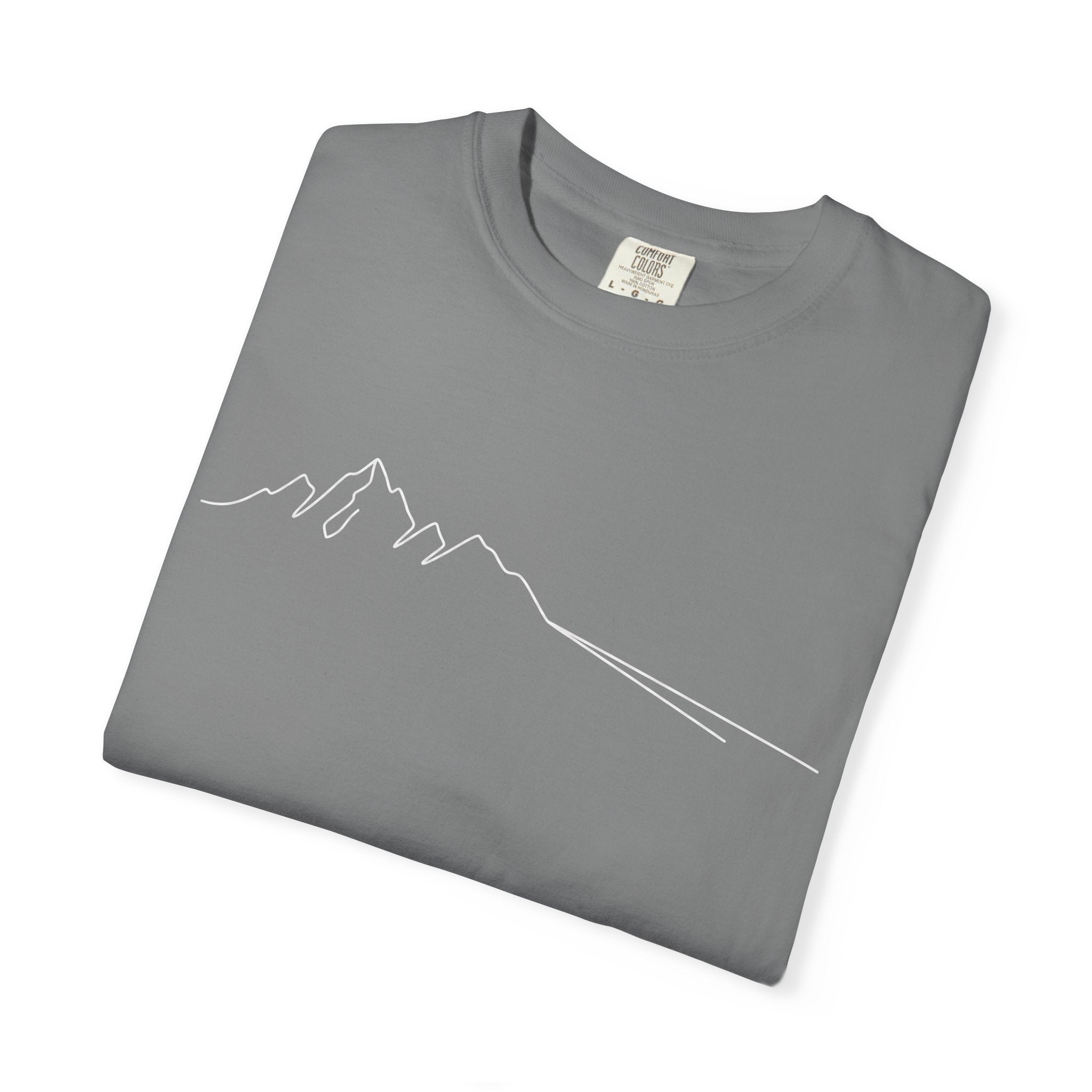 Mountain Outline T-Shirt — Minimalist Hiking Tee